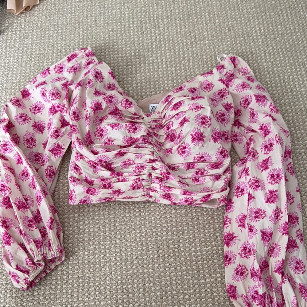Zara floral top